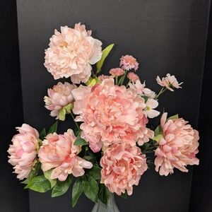 Artificial Faux Fake Flowers Ashland Michaels Coral Pink Blush Peach Botanicals